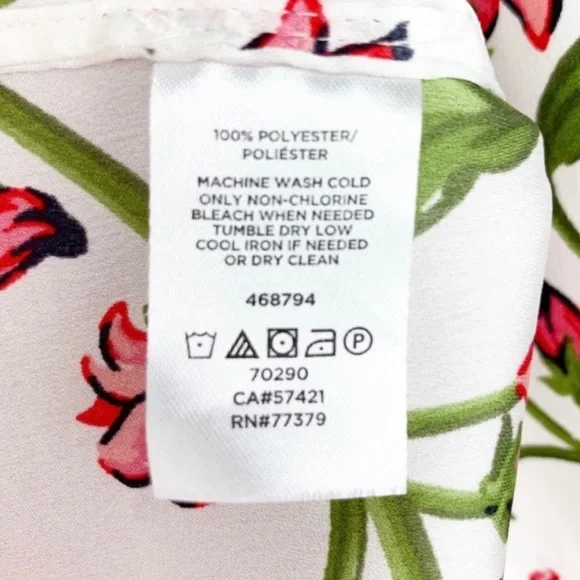 Ann Taylor Floral High Neck Top - Picture 5 of 7